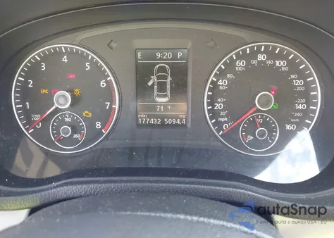 2012 Volkswagen Passat 2.5L Se z USA, uszkodzony, nr VIN 1VWBP7A39CC026621